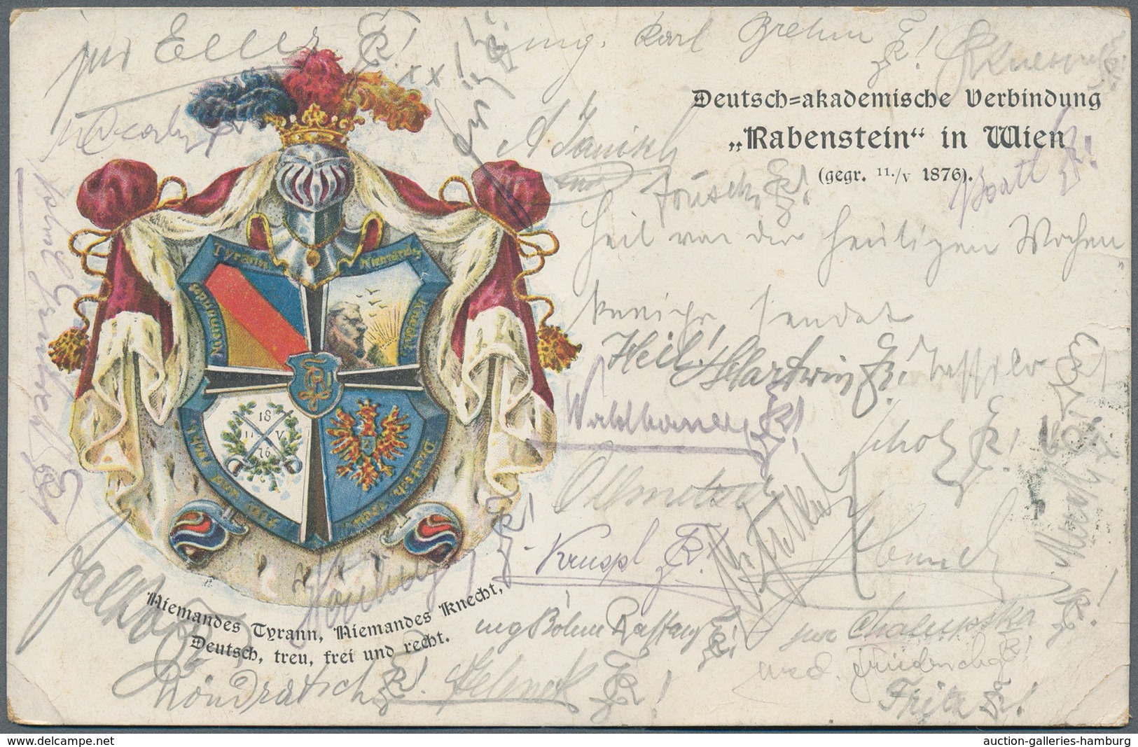 Ansichtskarten: Österreich: 1897/1925 Ca., PATRIOTISCHE ANSICHTSKARTEN, Attraktives Konvolut Mit übe - Other & Unclassified