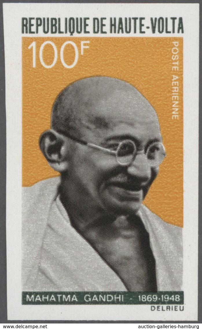 Thematik: Persönlichkeiten - Gandhi / personalities - Gandhi: 1968/1969, French Africa (Cameroun, Ga