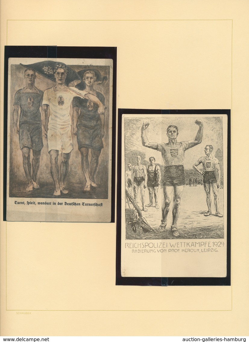 Thematik: Sport-Turnen / Sport-gymnastics: 1921/1938, Die Geschichte Des Deutschen Sports Im Allgeme - Gymnastics