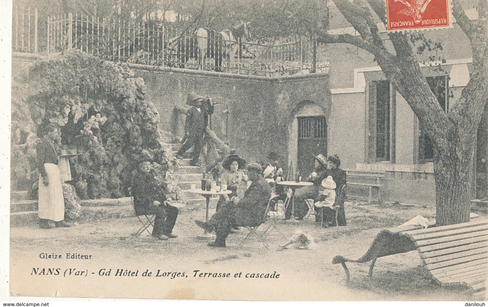 83 // NANS  Grand Hotel De Lorges, Terrasse Et Cascade - Nans-les-Pins