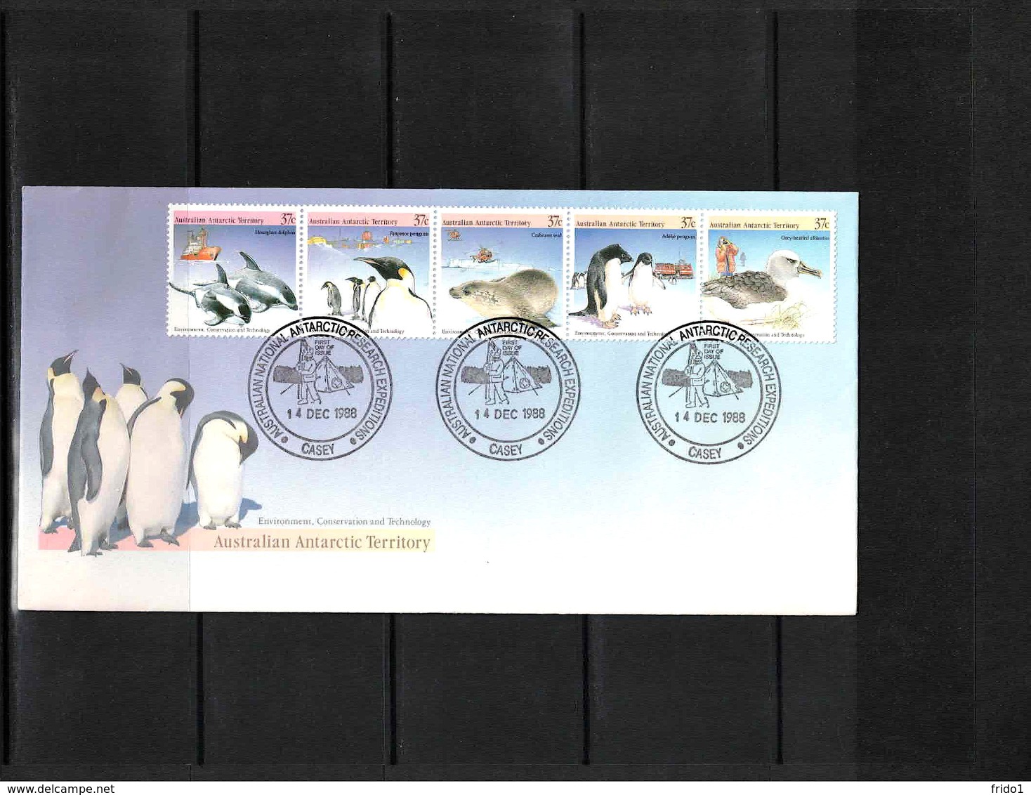 Australian Antarctic Territory 1988 Casey Animals FDC - FDC