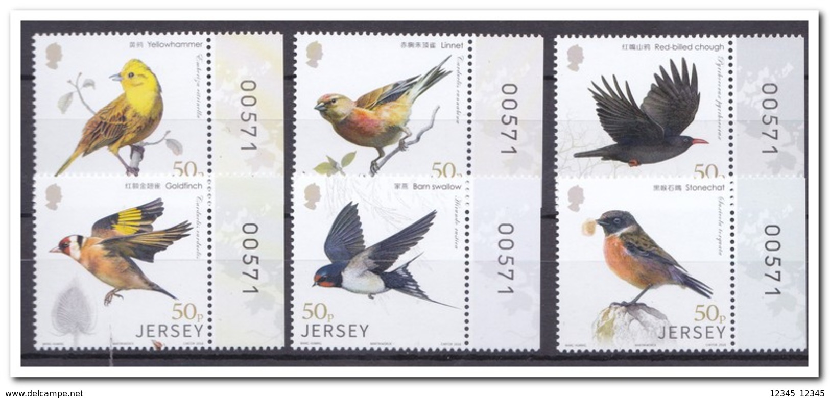 Jersey 2018, Postfris MNH, Birds - Jersey