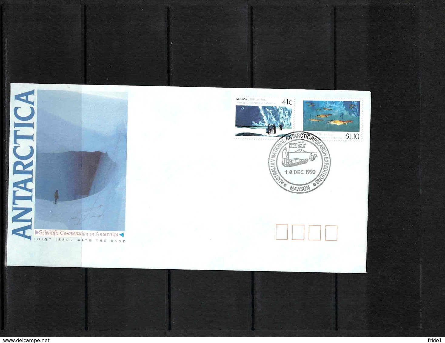 Australian Antarctic Territory 1990 Scientific Cooperation In Antarctica Mawson FDC - FDC