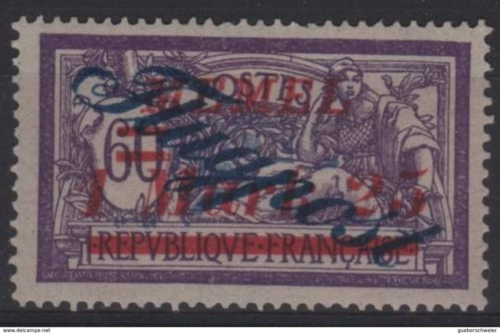 MEM 30 - MEMEL Merson PA 11 VARIETE "g" Avec Pointe Et "F" De Flugpost Boucle Du Bas Cassée Neuf* - Unused Stamps