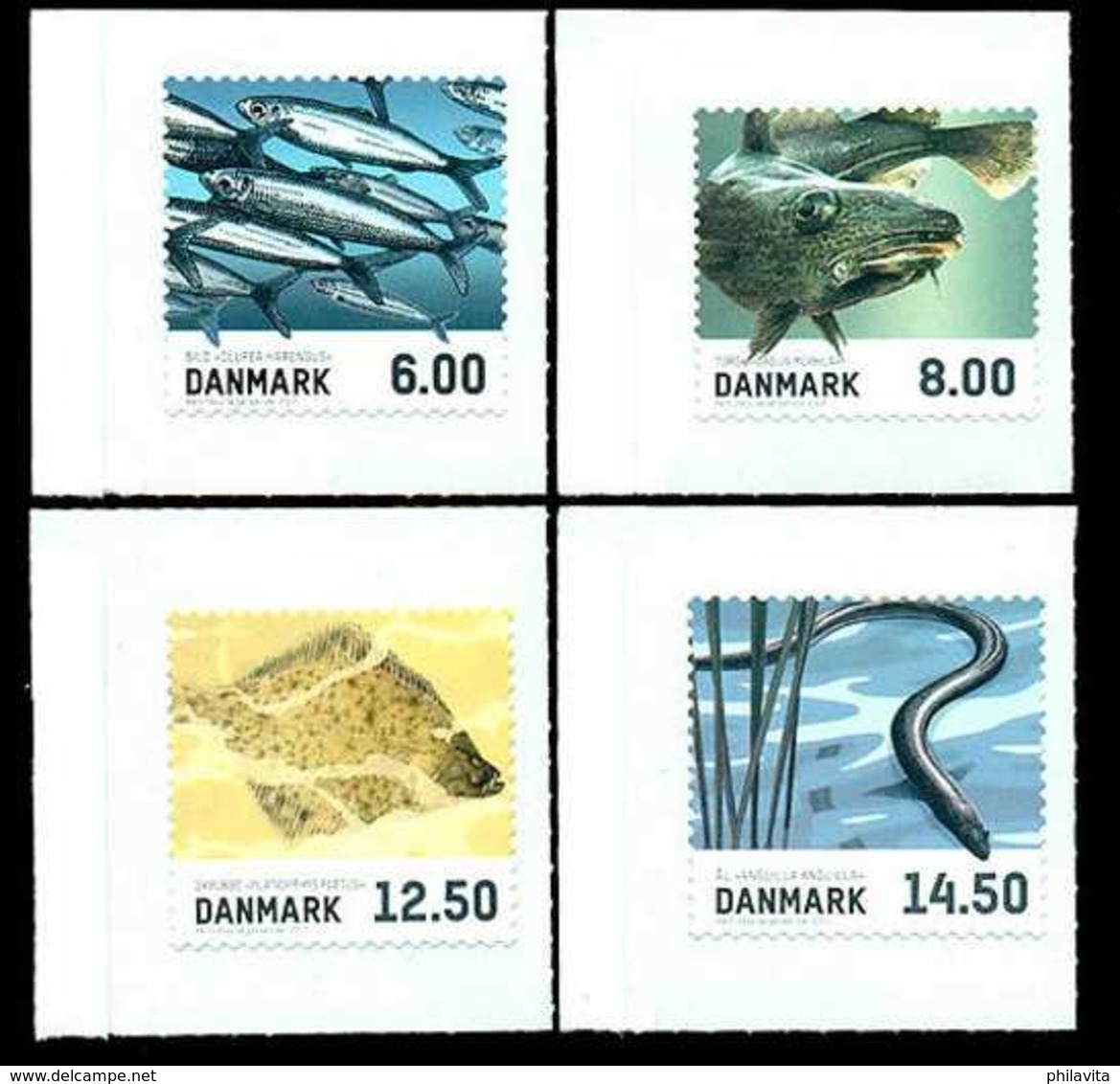 2013 Denmark / Danmark -Fishes - 4v S.adhesive - MNH** MiNr. 1725 - 1728 - Ungebraucht