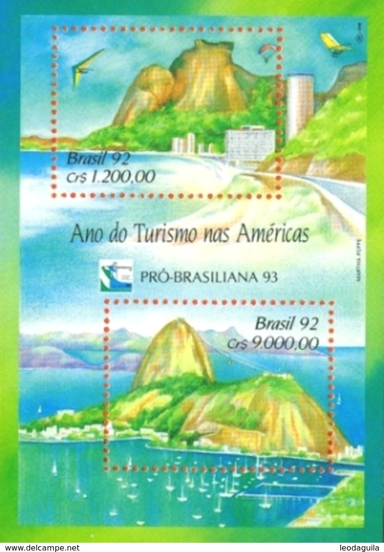 BRAZIL #2397 -  YEAR OF  TOURISM  -1992  MNH - Unused Stamps