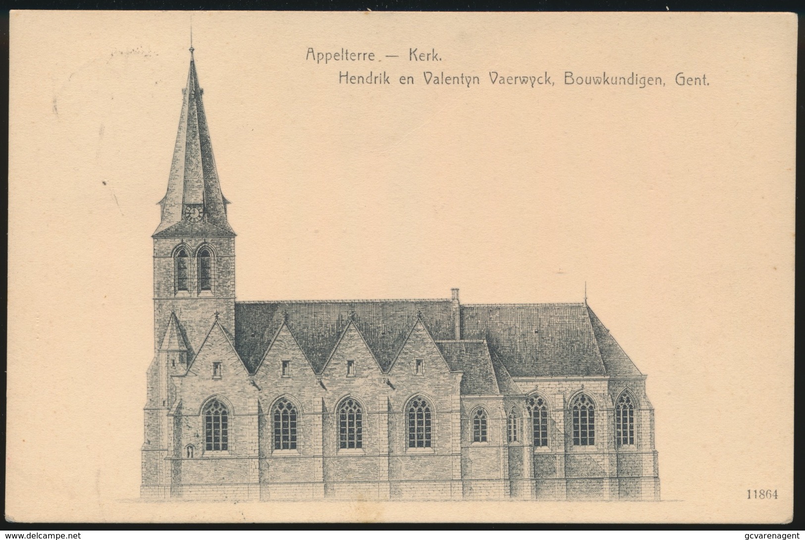 APPELTERRE  HENDRIK EN VALENTYN VAERWYCK , BOUWKUNDIGEN  GENT - Ninove