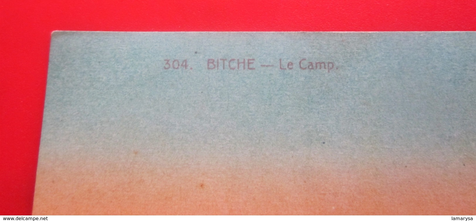 BITCHE LE CAMP  -Patriotique,Historique Carte Postale Militaria Guerre 1914-18 - Kasernen