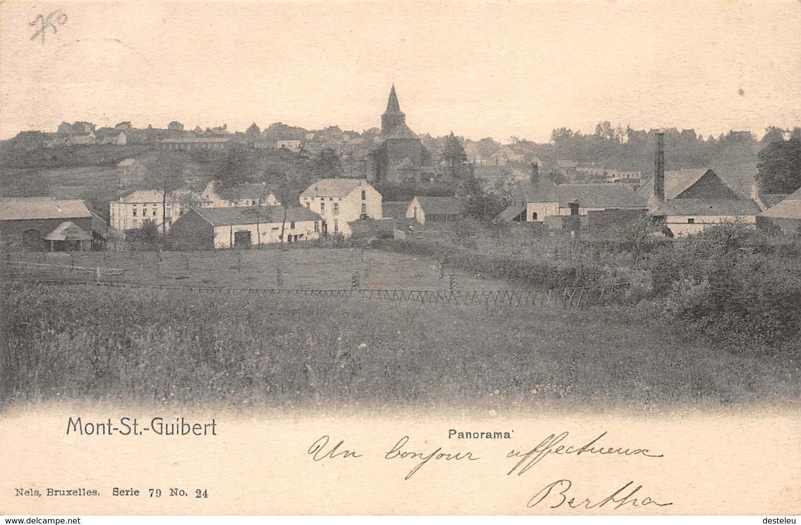 Panorama Mont-Saint-Guibert Nels Serie 79 Nr 24 - Mont-Saint-Guibert