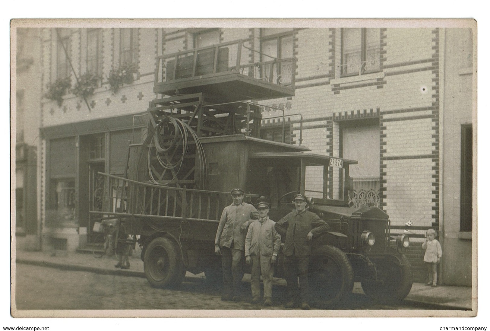 Carte Photo - Camion Dé Déménagement ?  - 2 Scans - Camions & Poids Lourds