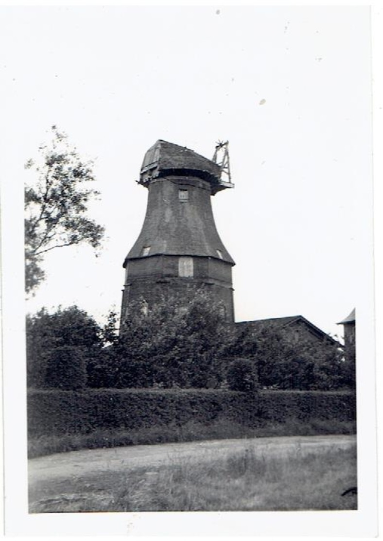 EMDEN - Niedersachsen - Kleines Bild - Kleine Foto 9 X 6,3 Cm - Molen - Mühle Zelden Rust Von Gebr. Boelsen 1951 - Emden