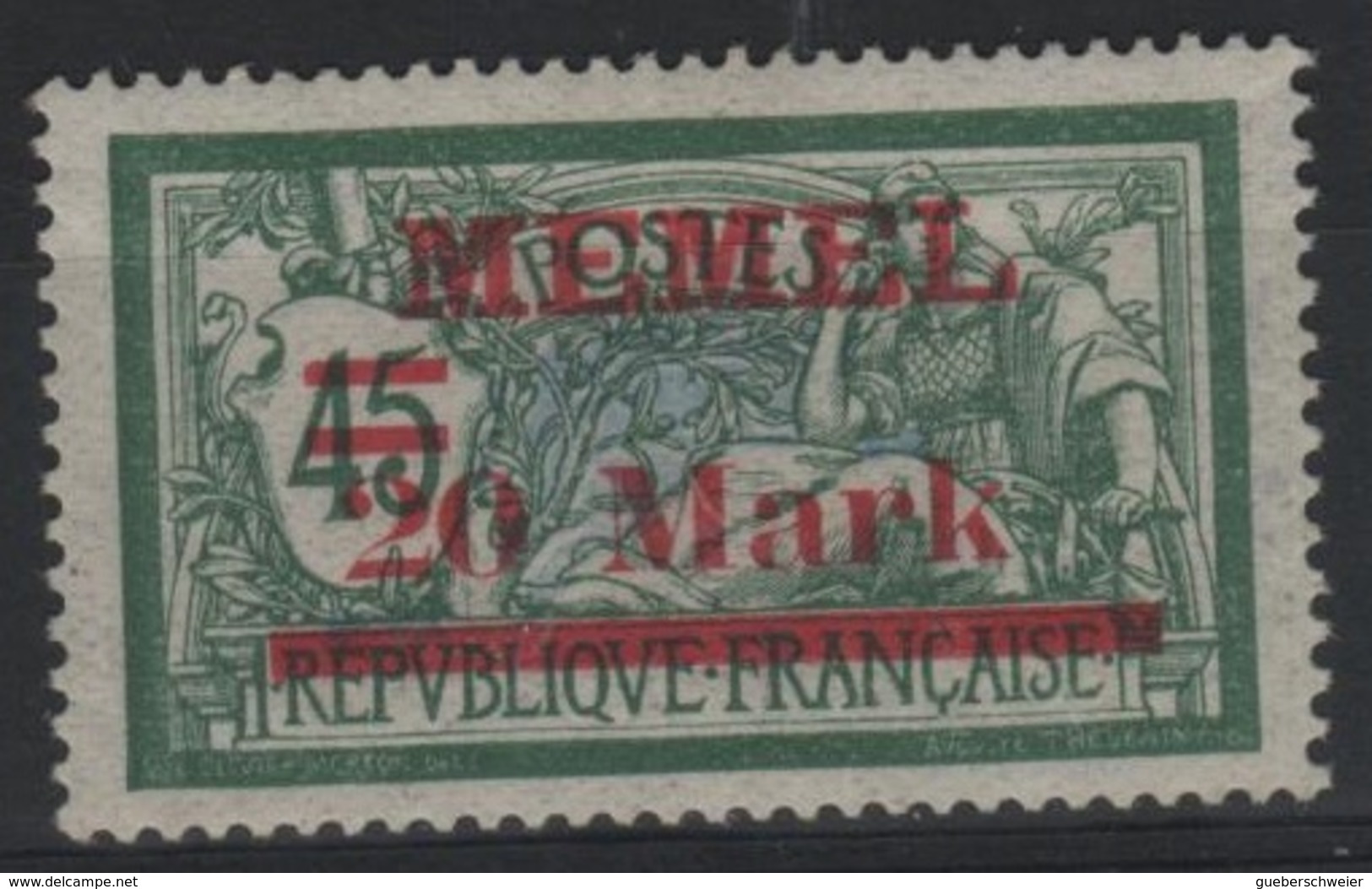 MEM 66 - MEMEL Merson N° 37 Neufs* Type IIa - Nuovi