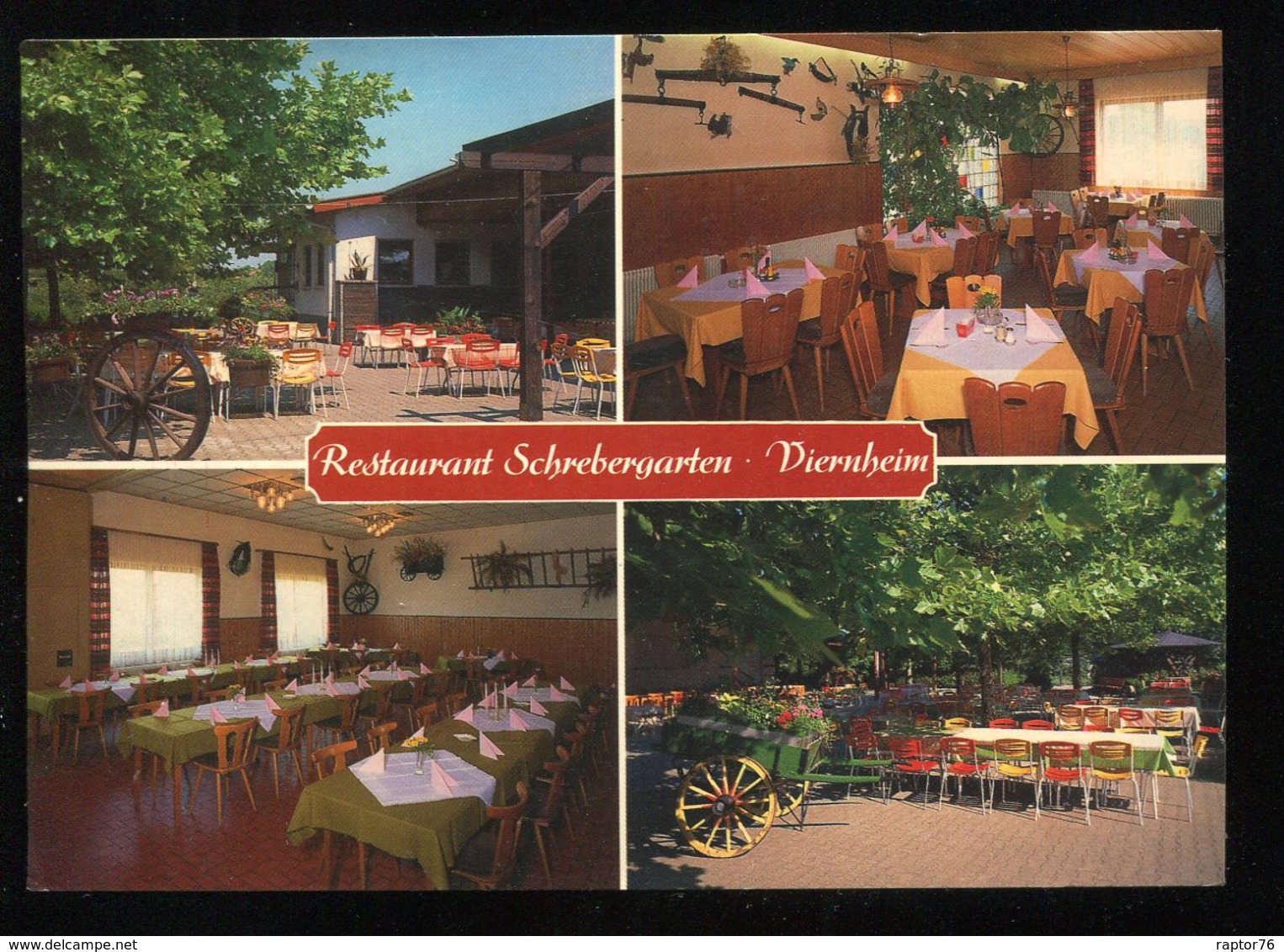 CPM Allemagne VIERNHEIM Restaurant " Schrebergarten " Multi Vues - Viernheim