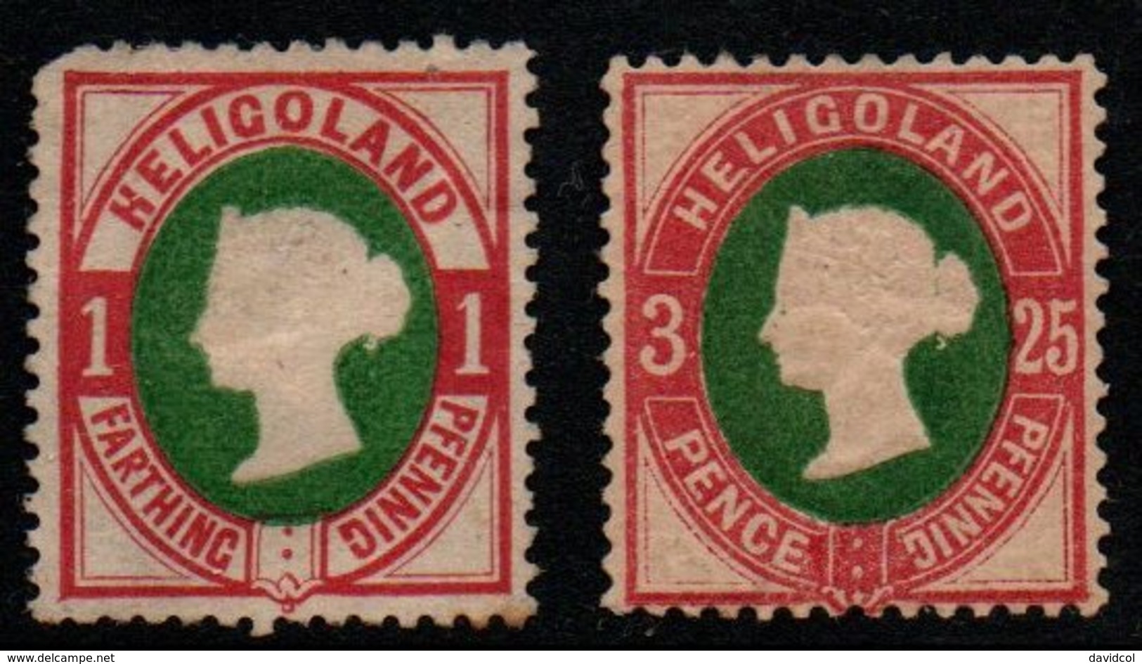 M481.-.HELIGOLAND. 1875. MI#: 11,15 - MH  - CV: 25.00 EUROS - Heligoland (1867-1890)