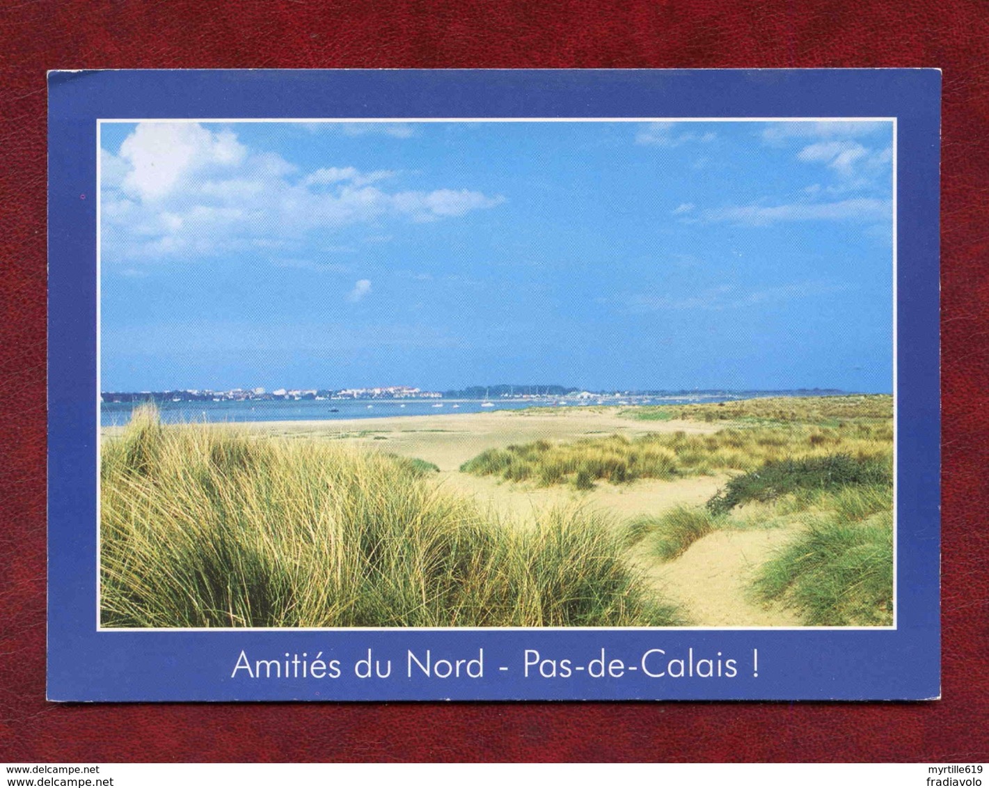 Carte Postale Publicitaire Grand Format - Timbre Imprimé - 2005 - La Côte D'Opale - Pseudo-entiers Privés