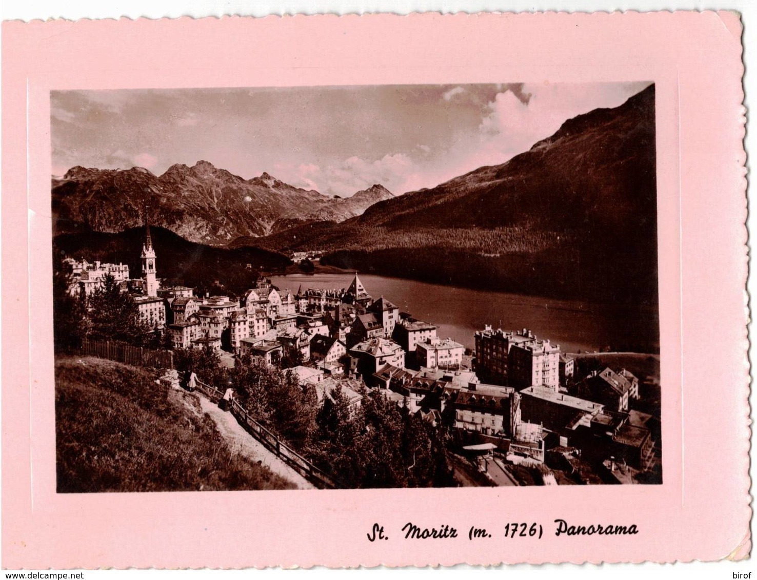 ST. MORITZ - PANORAMA -  (SVIZZERA) - Sankt Moritz
