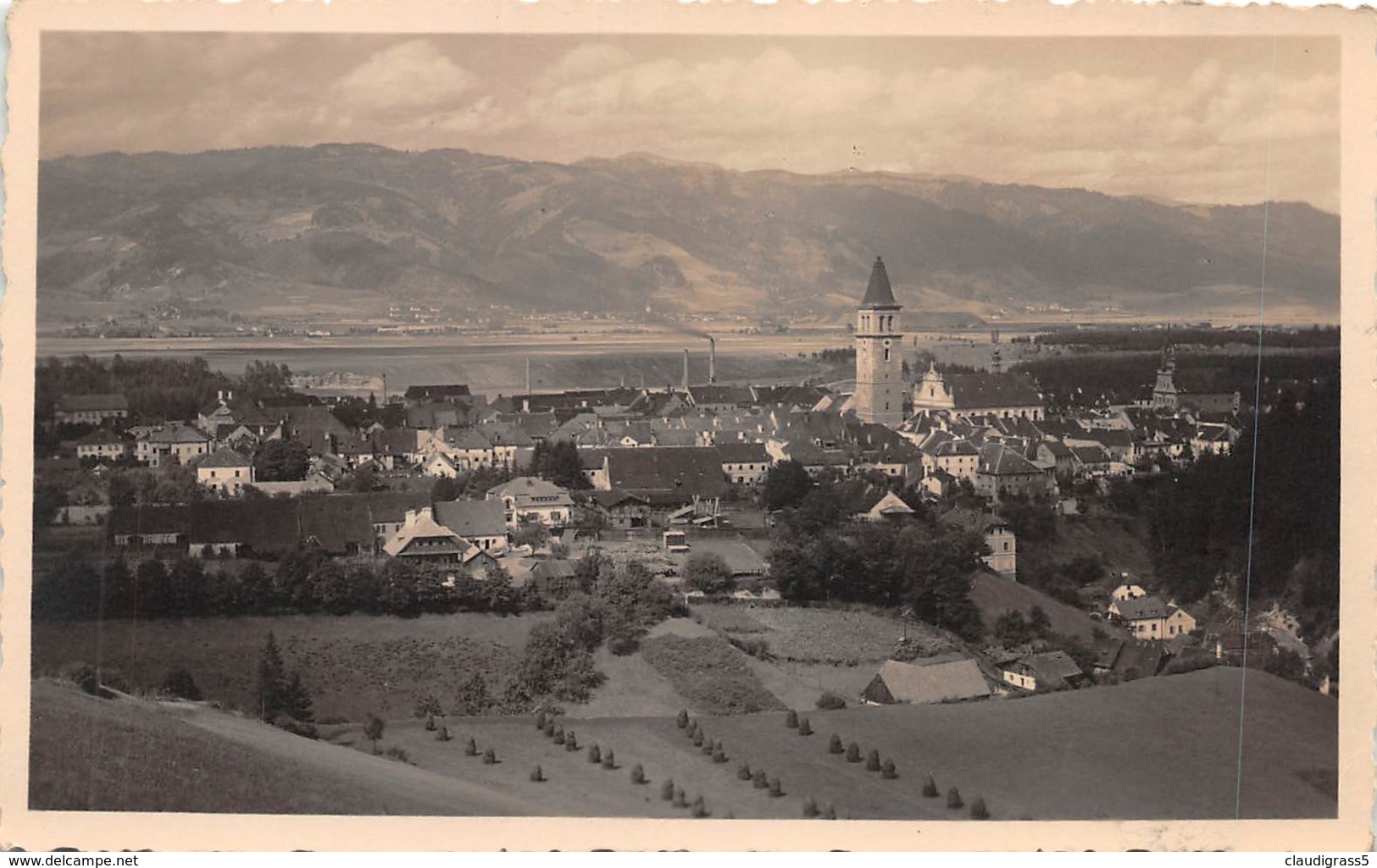 0689 "JUDENBURG - STIRIA - AUSTRIA" CART. ILL. ORIG. SPED 1937. - Judenburg