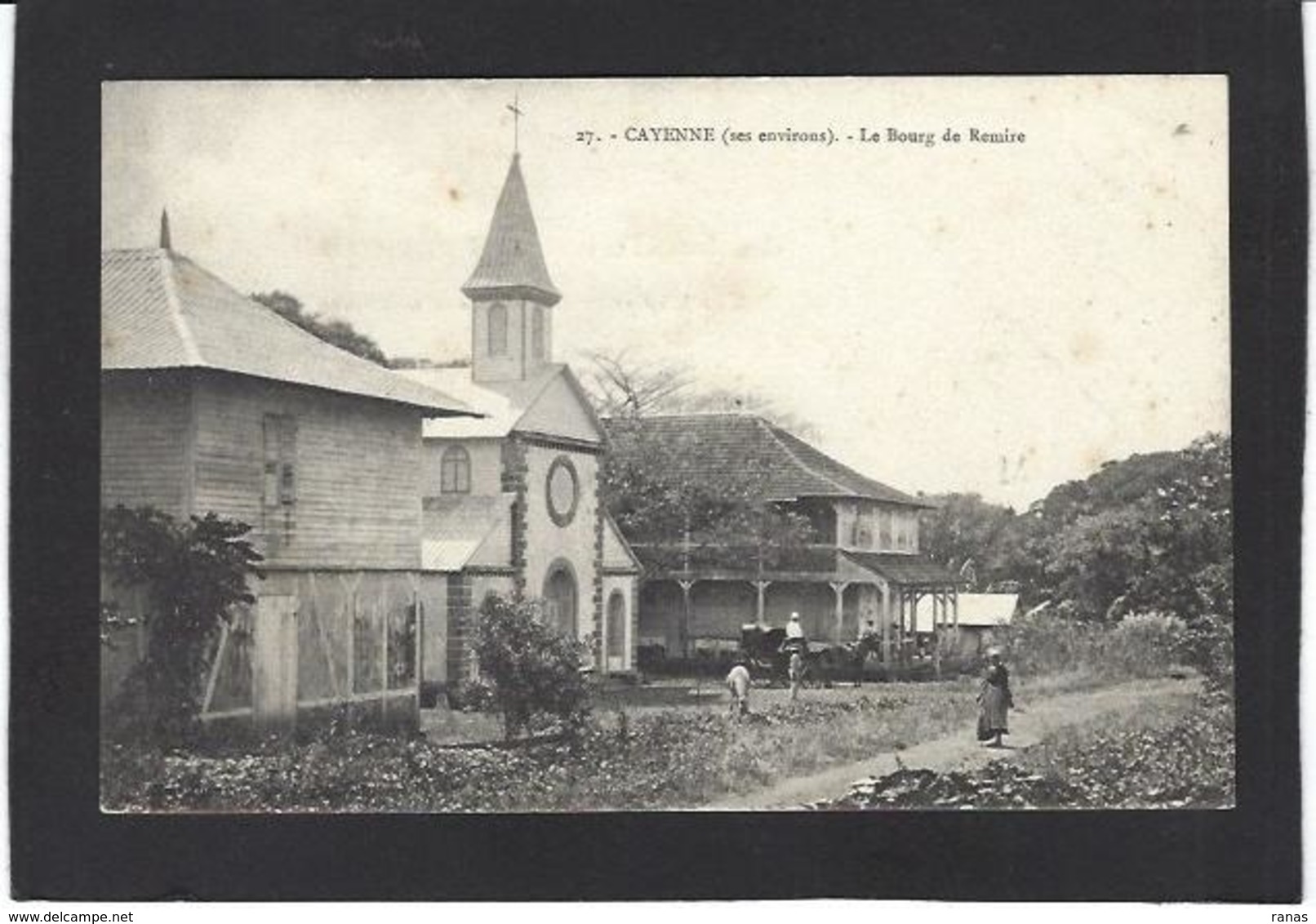 CPA Guyane Française Cayenne Non Circulé Le Bourg De REMIRE - Cayenne