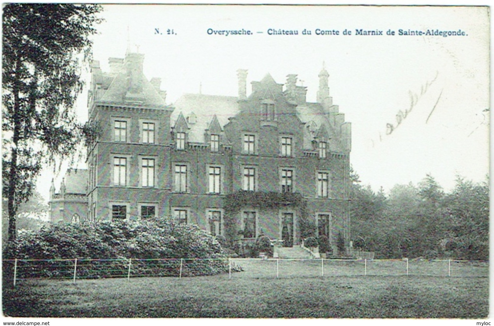 Overijse. Overijssche. Château Du Comte Marnix De Sainte-Aldegonde. - Overijse