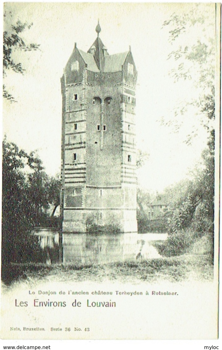 Rotselaar. Les Environs De Louvain. Le Donjon De L'ancien Château Terheyden - Rotselaar