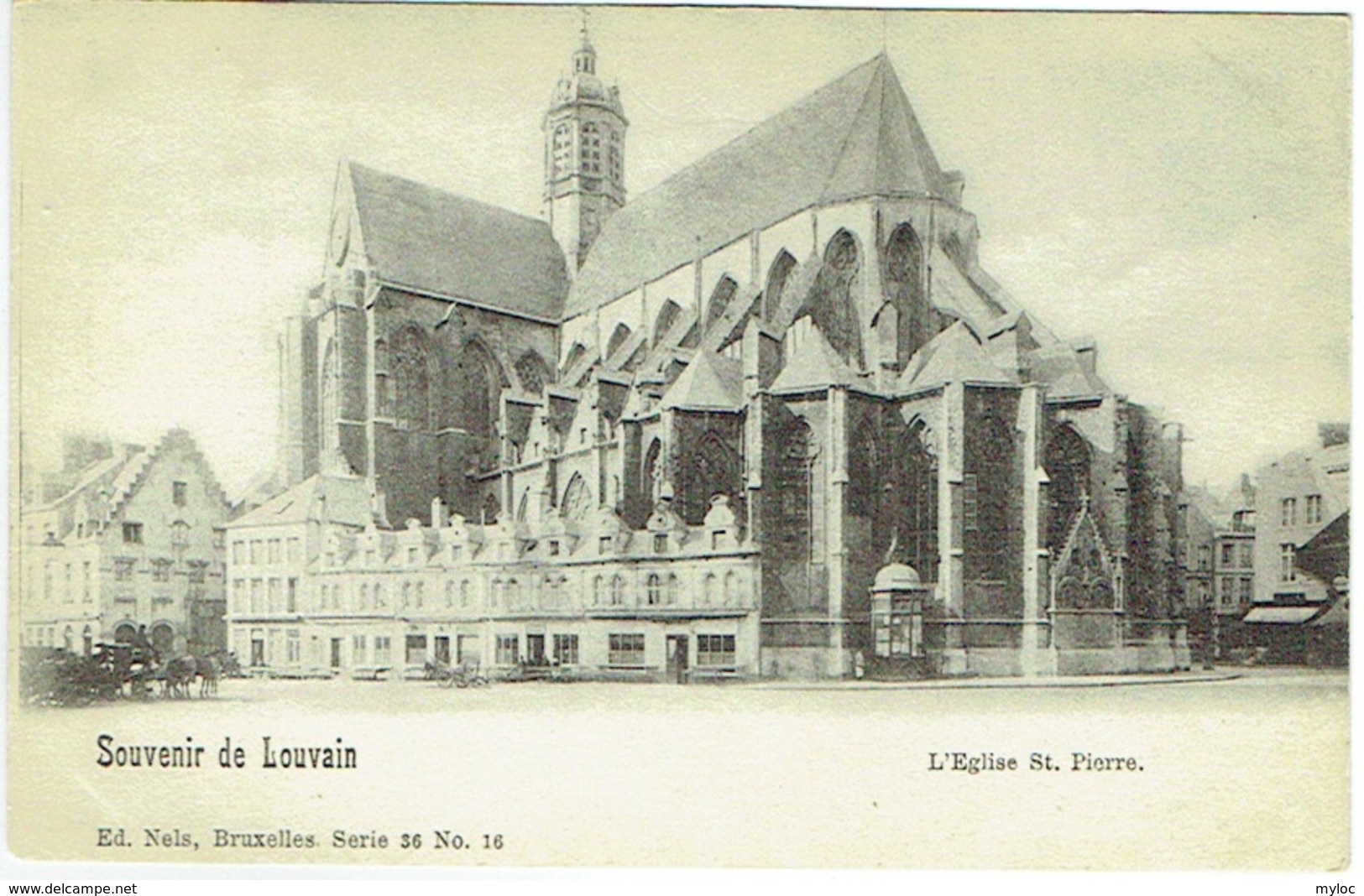 Leuven. Louvain. L'Eglise St. Pierre. Souvenir De Louvain. - Leuven