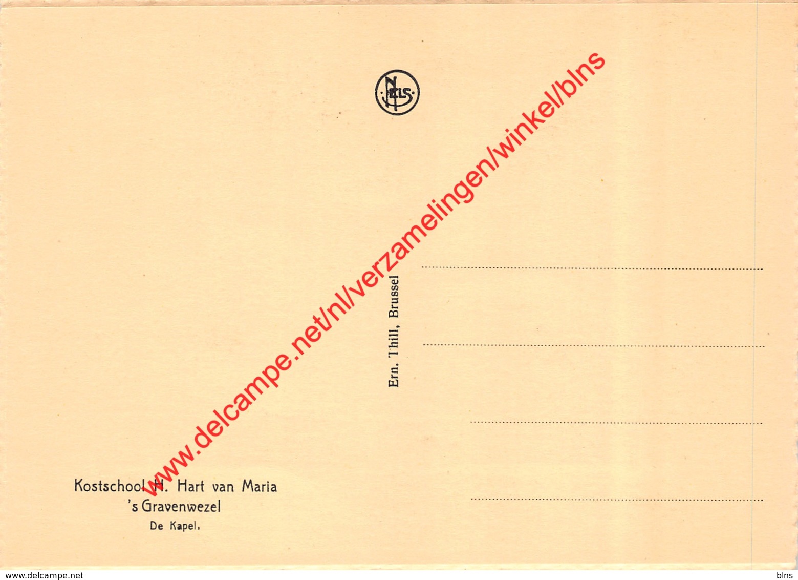 Kostschool Heilig Hart Van Maria - De Kapel - 's Gravenwezel - Schilde - Schilde