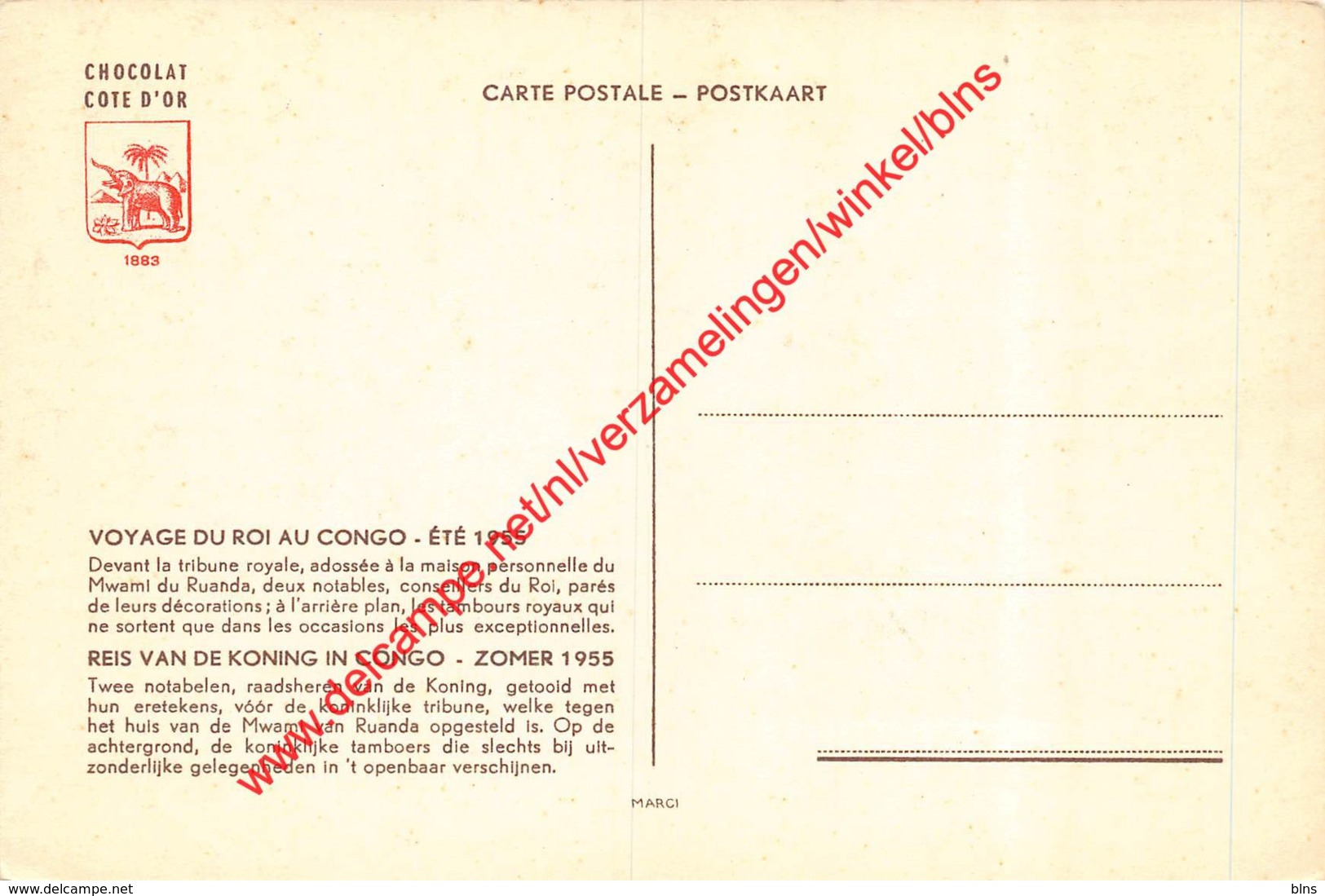 Notables - 1955 - à La Maison Personelle Du Mwami Du Ruanda - Ruanda-Burundi