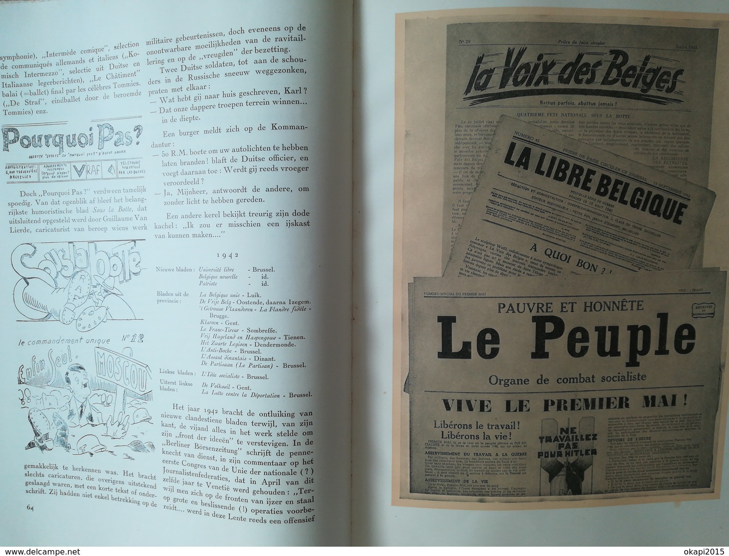 Guldenboek van de Belgische weerstand Le livre d Or de la Résistance Belge en néerlandais militaria guerre 1939 - 1945