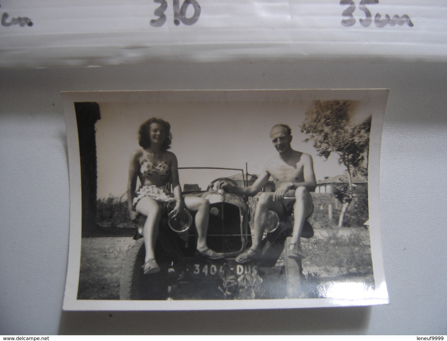 Photo COTE D'AZUR Aout 1947 AUTOMOBILE AUTO VOITURE CAR - Automobiles