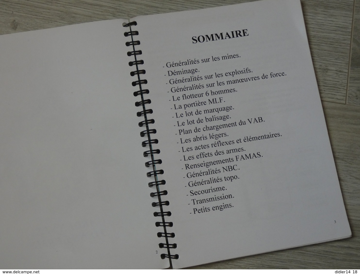 3éme GENIE CHARLEVILLE ARDENNES. AIDE MEMOIRE DU SAPEUR. 107 PAGES. - France