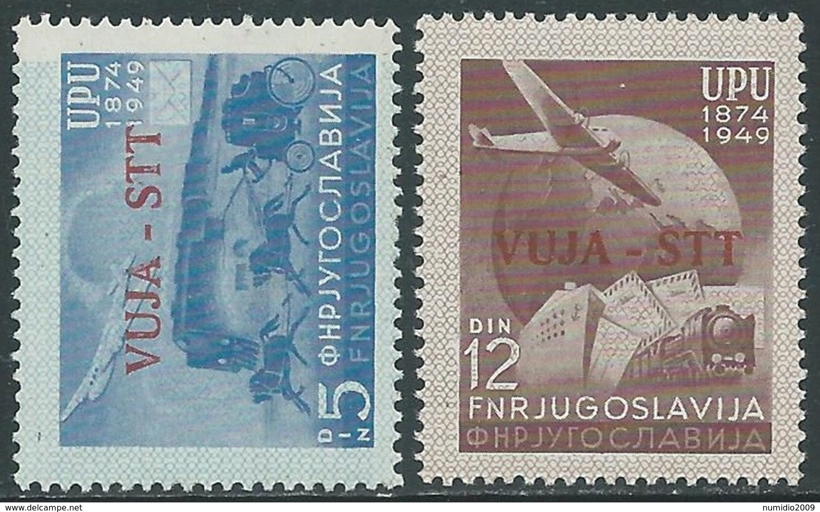 1949 TRIESTE B UPU MNH ** - RA25-9 - Nuevos