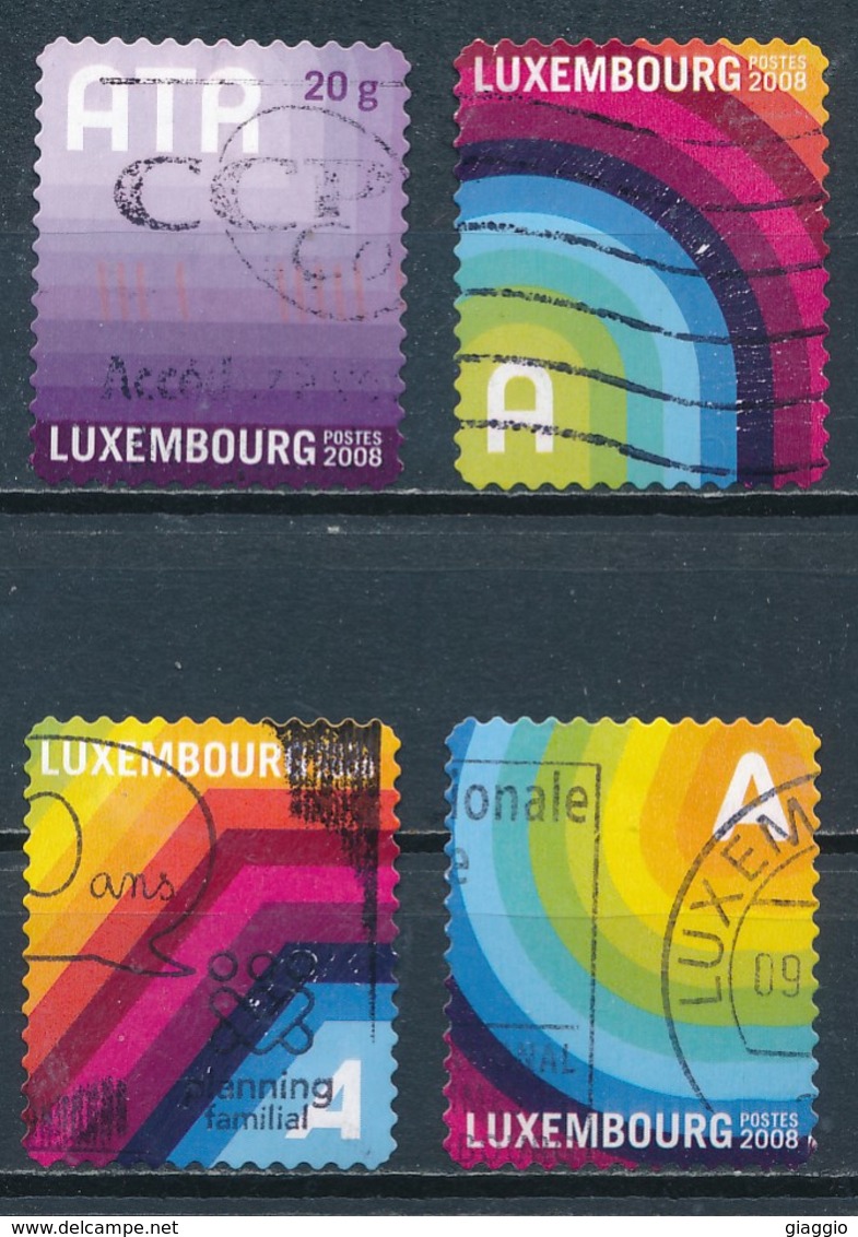 °°° LUXEMBOURG - Y&T N°1742/45/47/48 - 2008 °°° - Usati