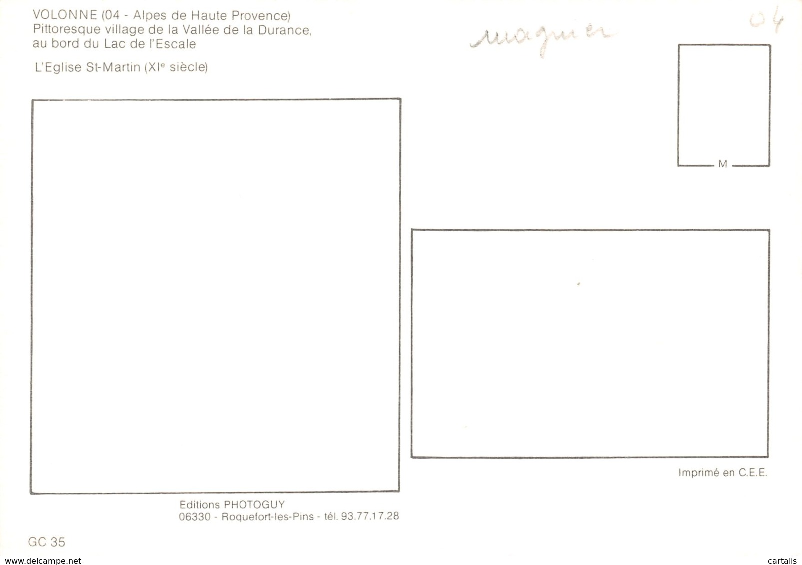 04-VOLONNE-N°C-3030-D/0361 - Sonstige & Ohne Zuordnung