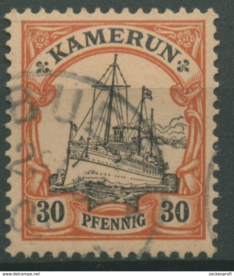 Kamerun 1900 Kaiseryacht Hohenzollern 12 Gestempelt - Kamerun