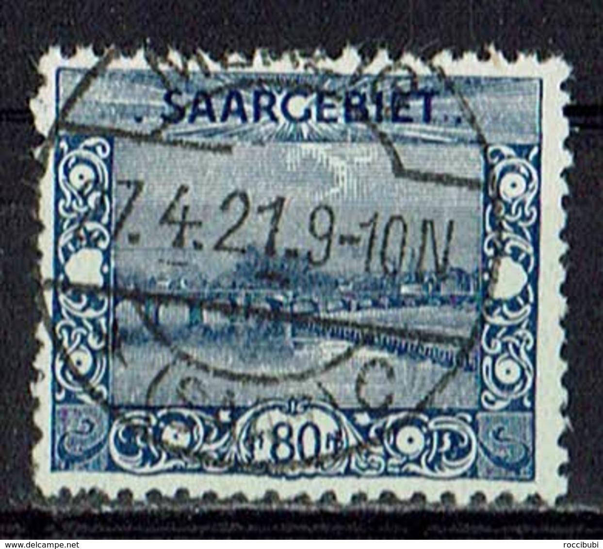 Saargebiet 1921 // Mi. 62 O - Gebraucht