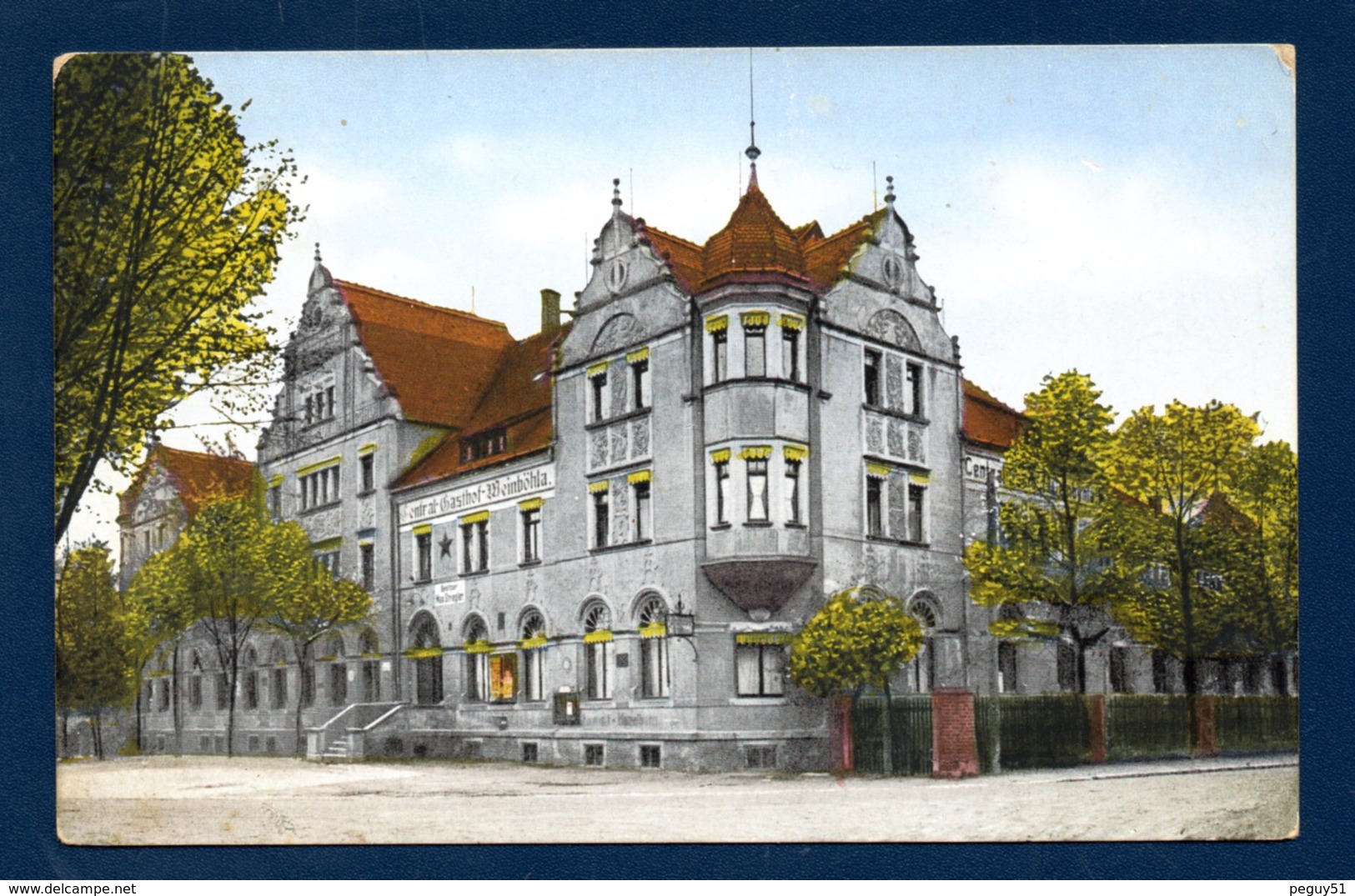 Weinböhla. Centralgasthof. ( Bes.Max Striegler). Grösstes Konzert- U. Balletablissement Der Umgebung.1943 - Weinboehla