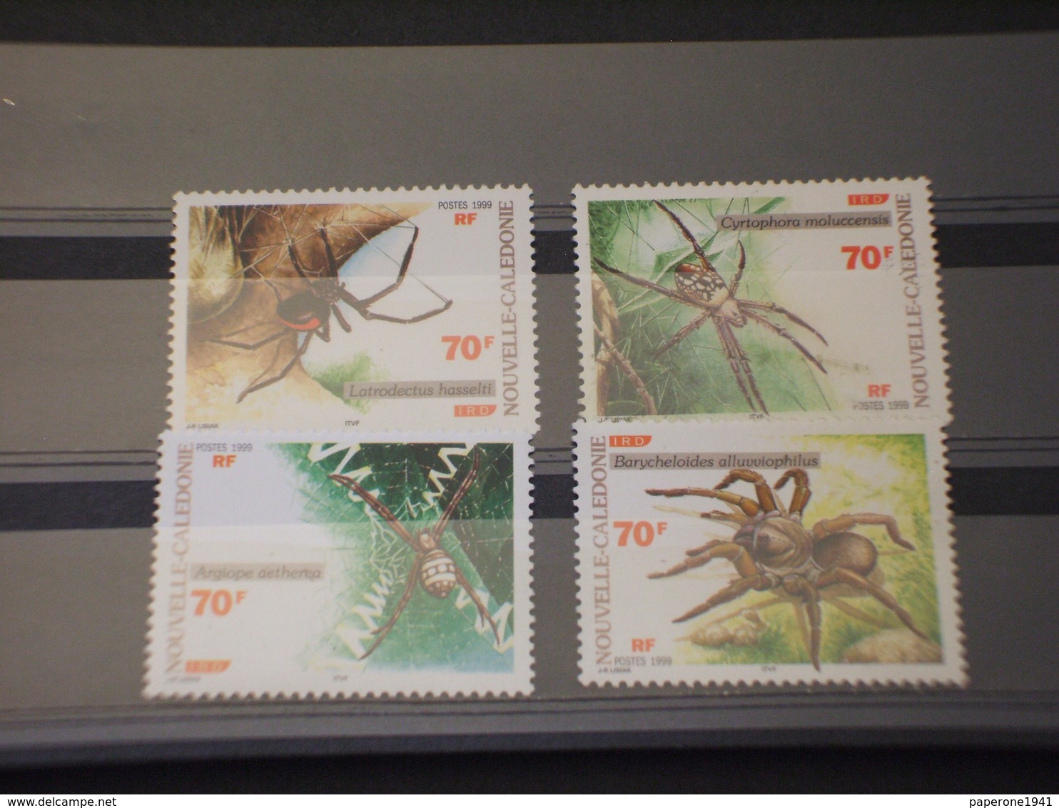 NOUVELLE CALEDONIE - 1999 RAGNI 4 VALORI - NUOVI(++) - Nuovi