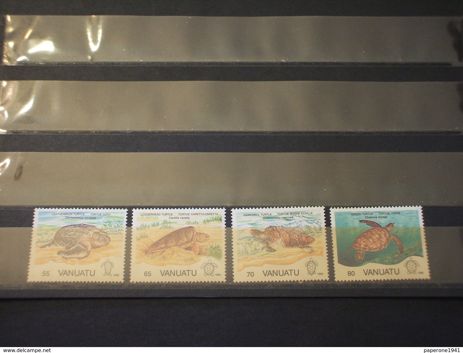 VANUATU - 1992  TARTARUGHE 4 VALORI - NUOVI(++) - Vanuatu (1980-...)