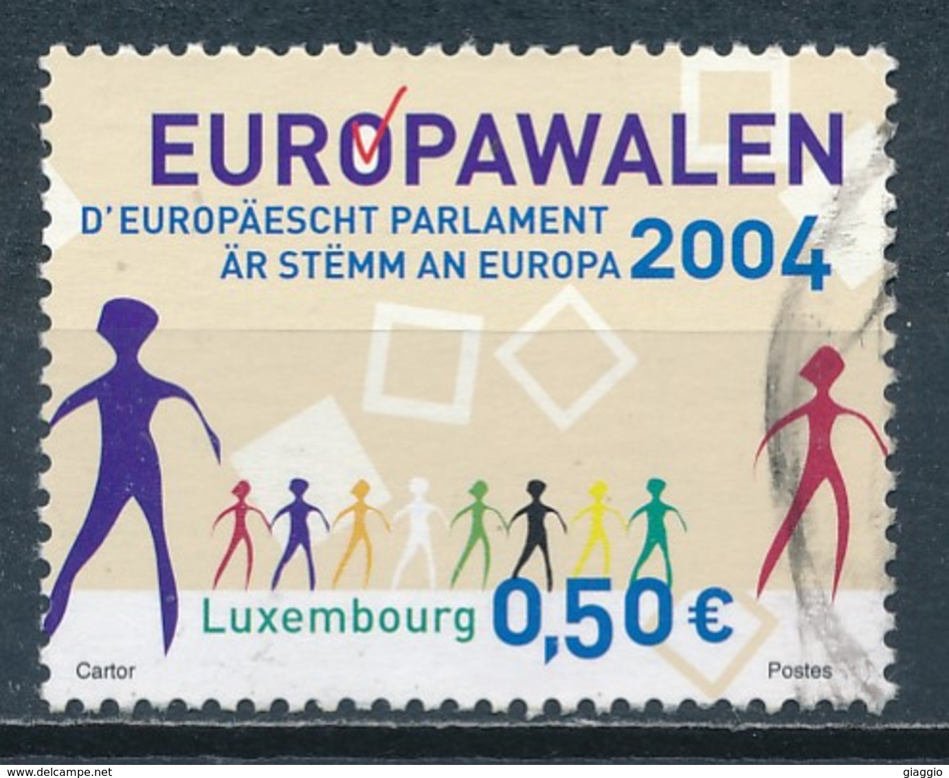 °°° LUXEMBOURG - Y&T N°1594 - 2004 °°° - Used Stamps