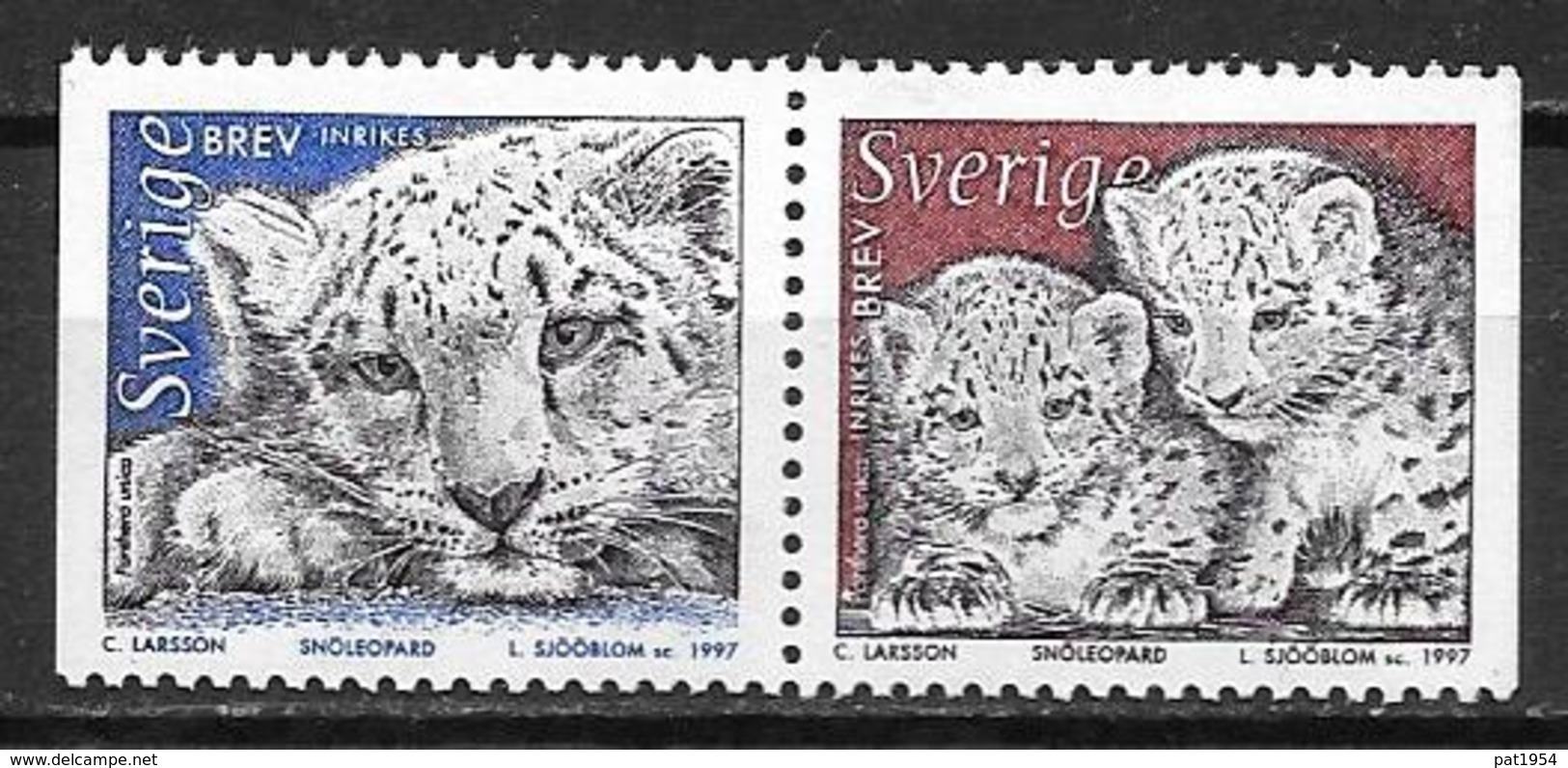Suède 1997 1971/1972 Neufs Léopards Des Neiges - Unused Stamps