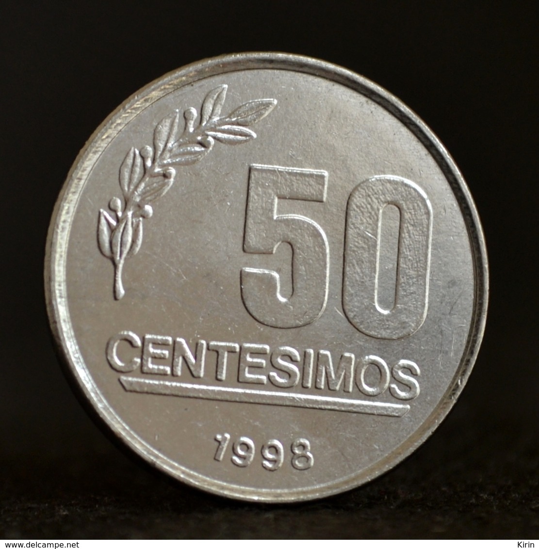 Uruguay 50 Centésimos 1994-98. Coin Km106 - Ouganda