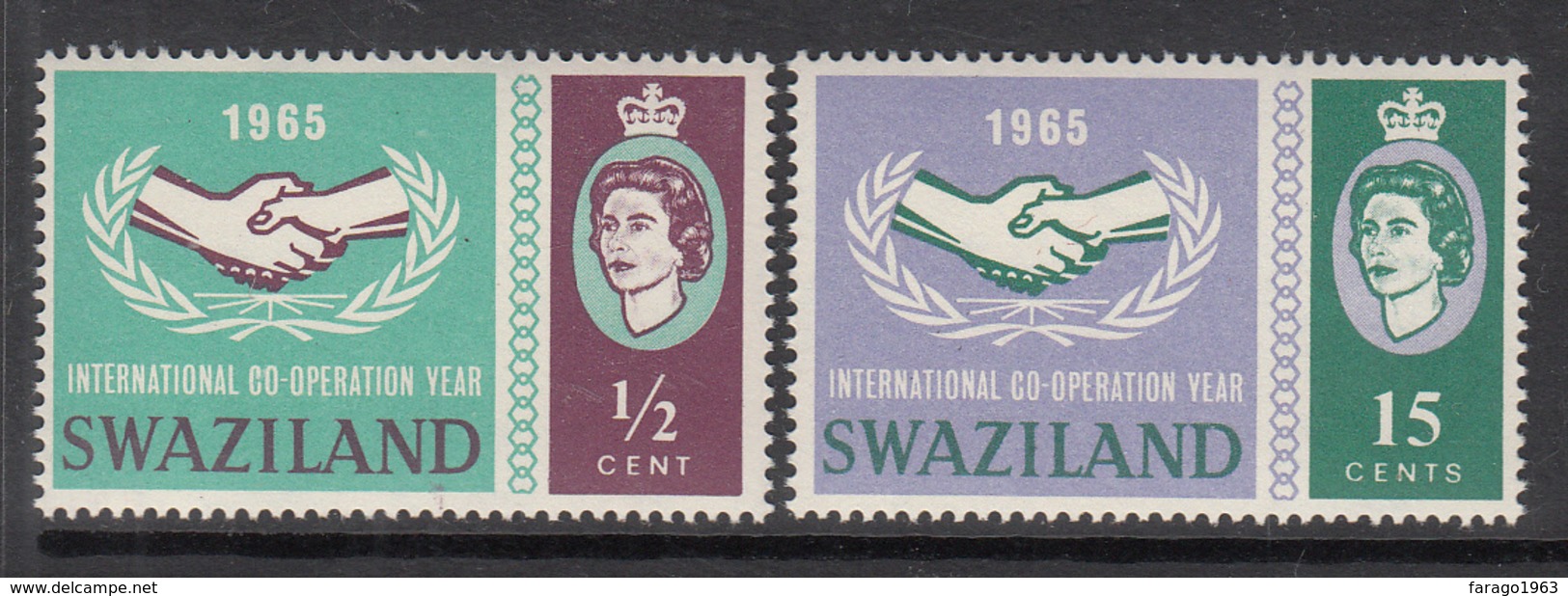 1966 Swaziland ICY Omibus  Complete  Set Of 2  MNH - Swasiland (...-1967)