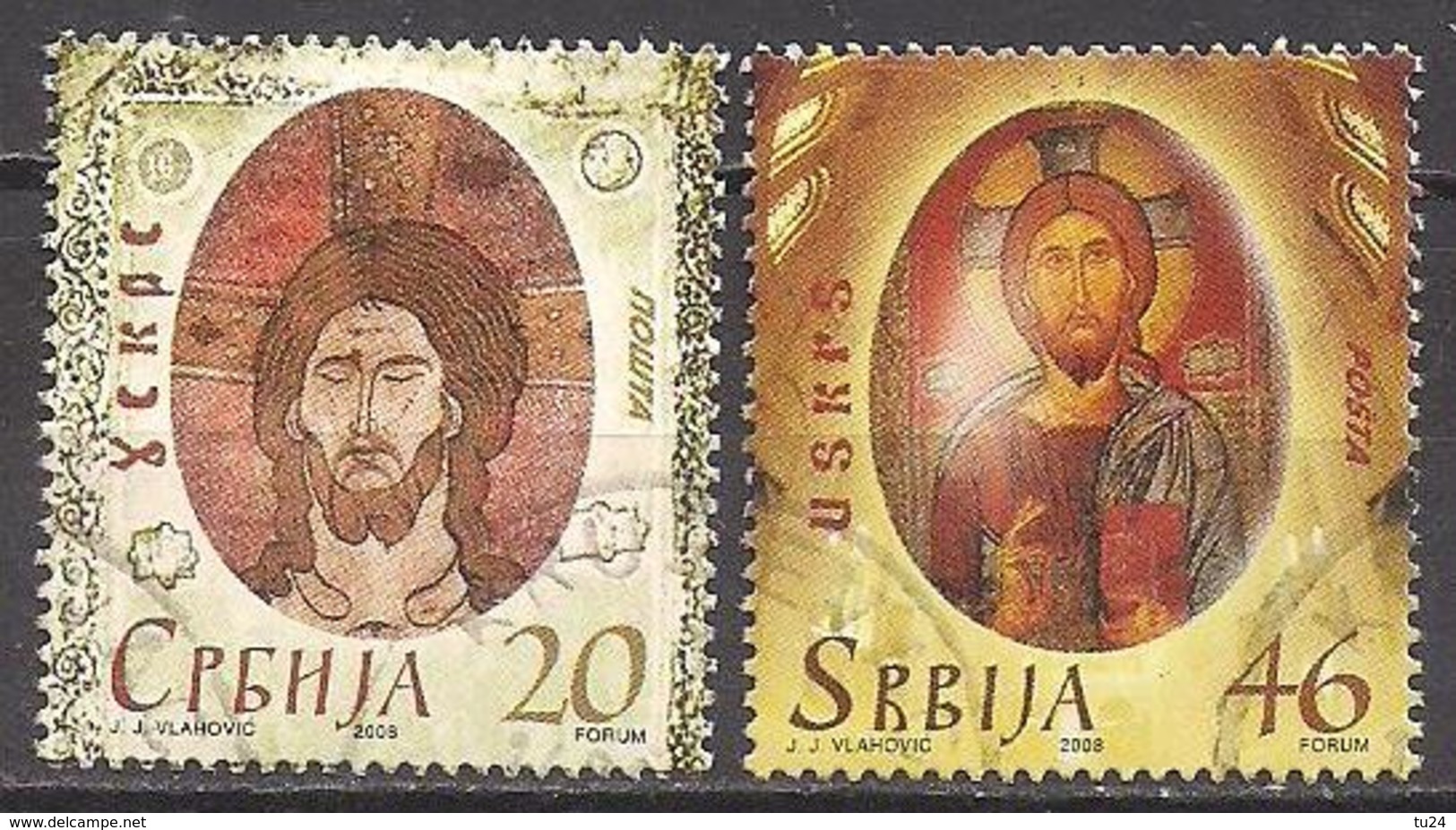 Serbien  (2008)  Mi.Nr.  239 + 240  Gest. / Used  (4fc38) - Serbien
