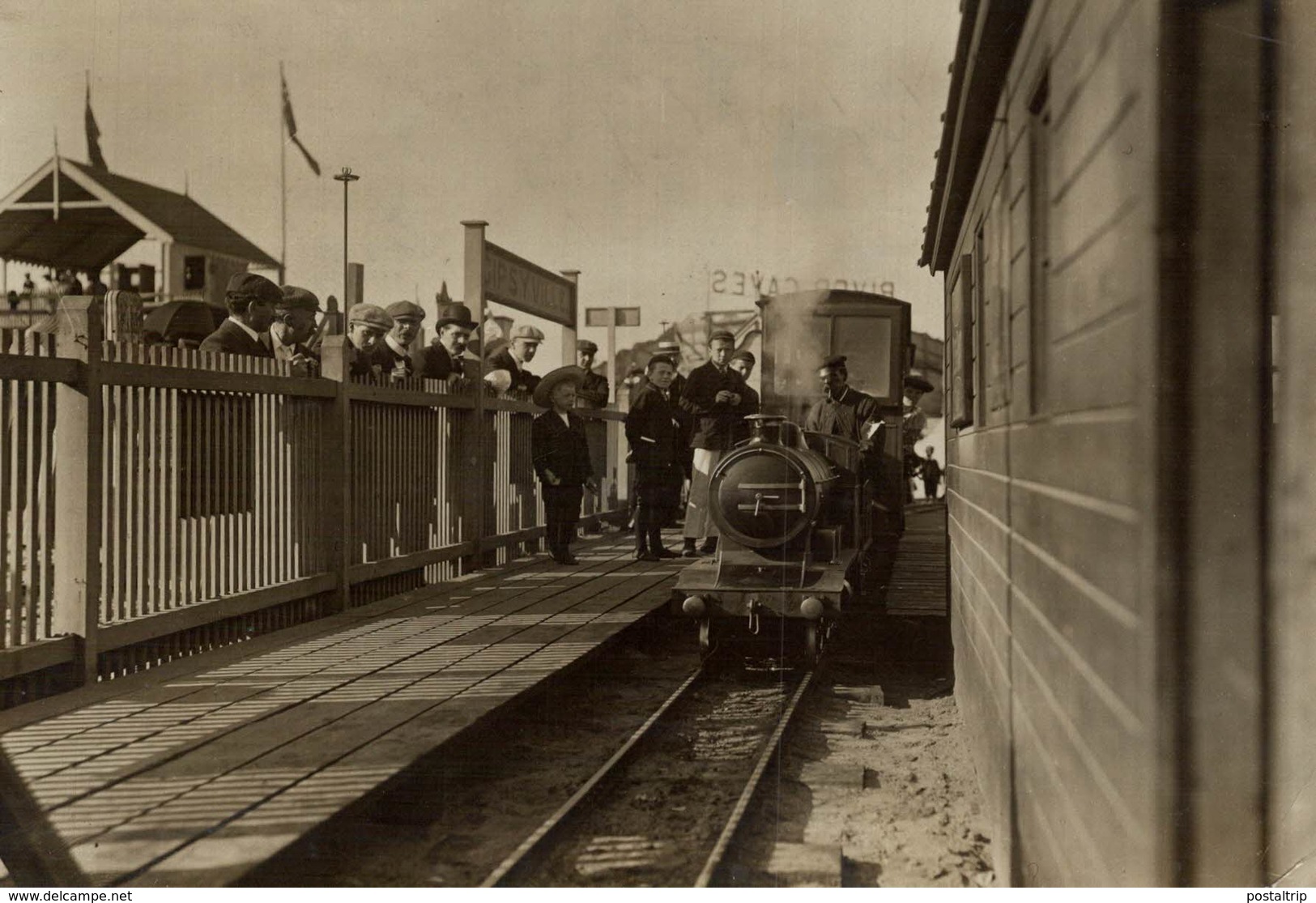 BLACKPOOL MINIATURE RAILWAY  CHEMIN DE FER EISENBAHN 15*11CM Fonds Victor FORBIN 1864-1947 - Trenes