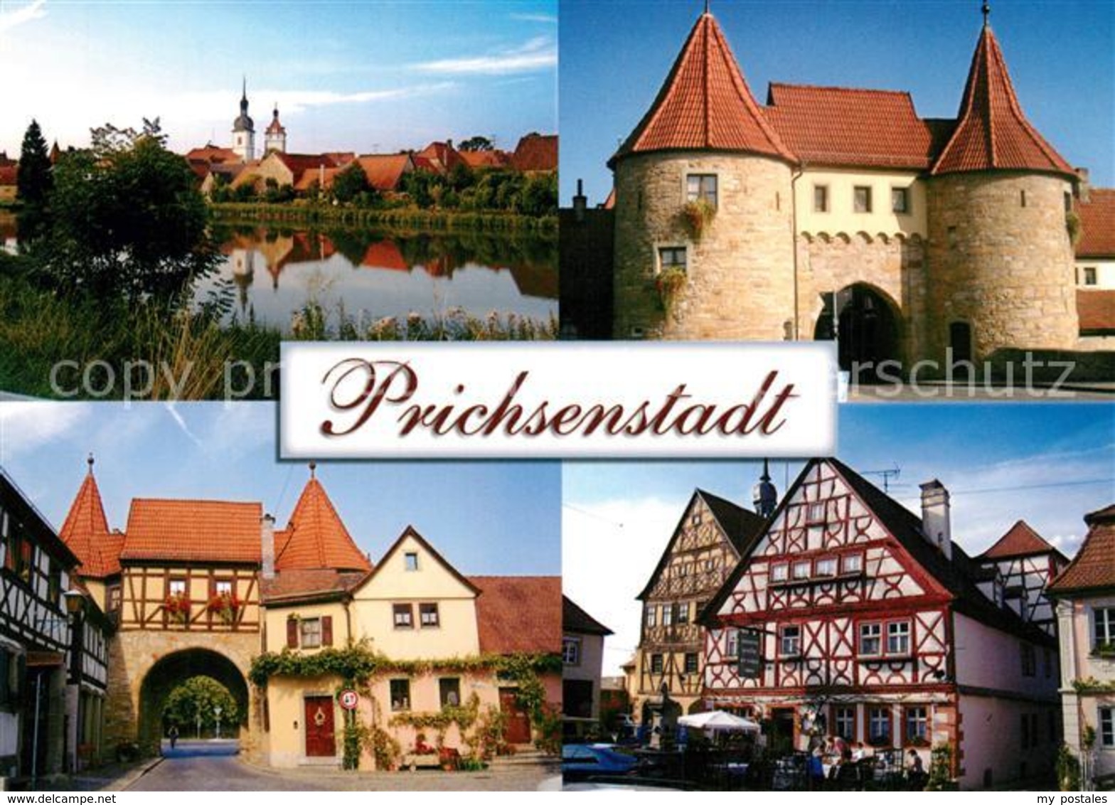 73269536 Prichsenstadt Teilansicht Westtor Osttor Fachwerkhaus Prichsenstadt - Sonstige & Ohne Zuordnung