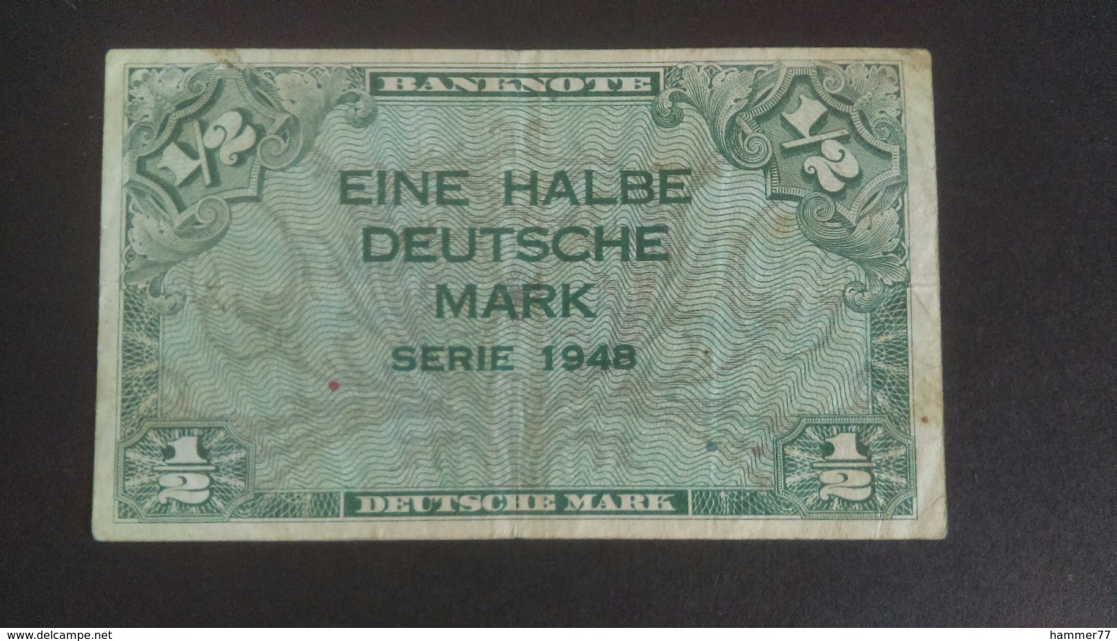 Germany 1948: ½ Deutsche Mark - 1/2 Mark