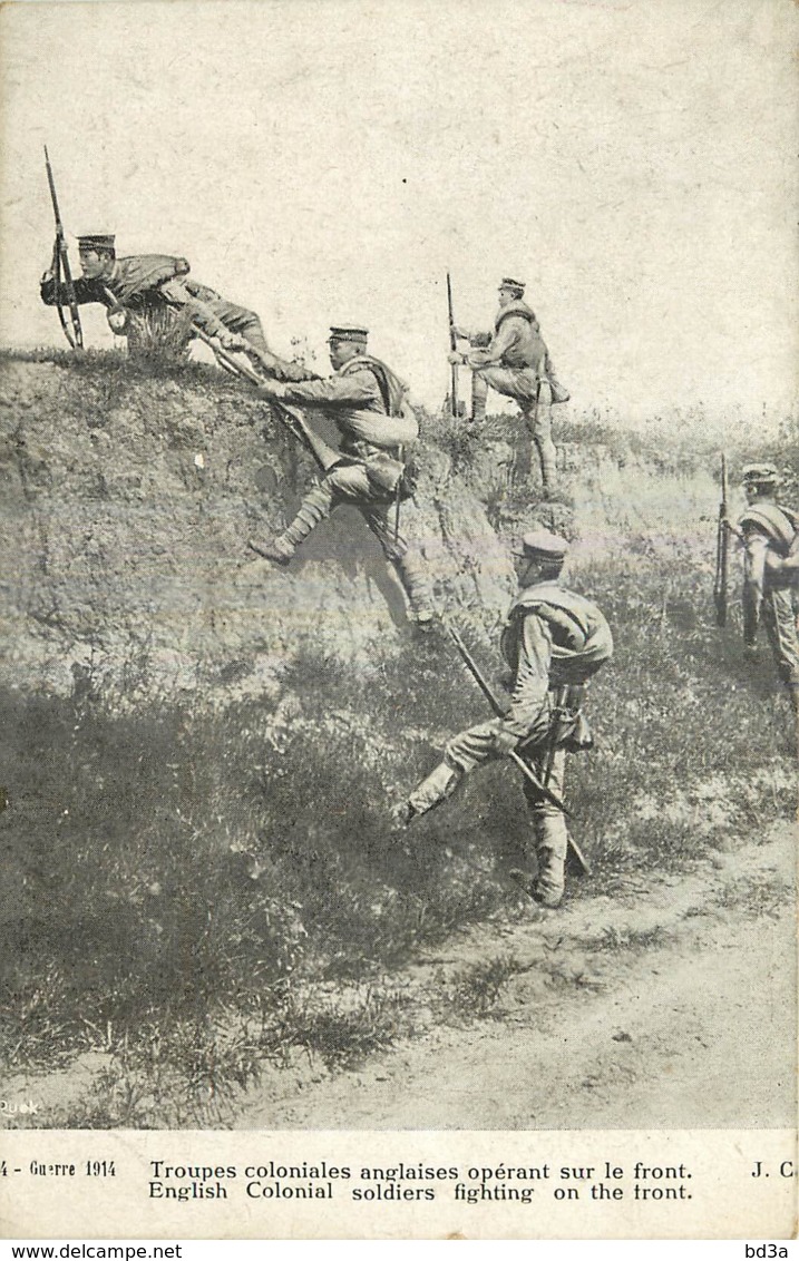 GUERRE 14-18 - TROUPES COLONIALES ANGLAISES - Guerra 1914-18