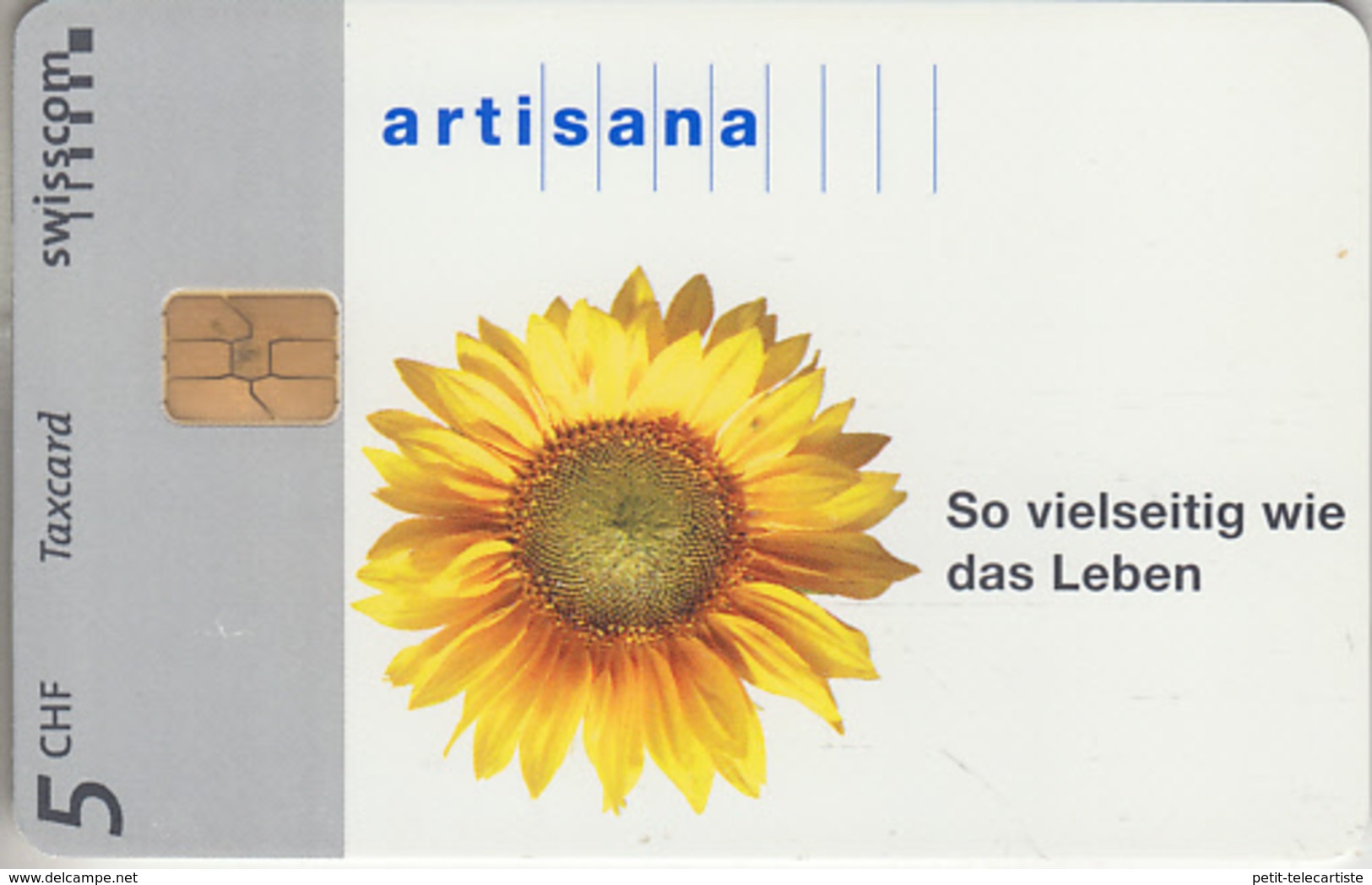 SUISSE - PHONE CARD - TAXCARD-PRIVÉE * CHIP ***  ASSURANCES - ARTISANA *** - Switzerland