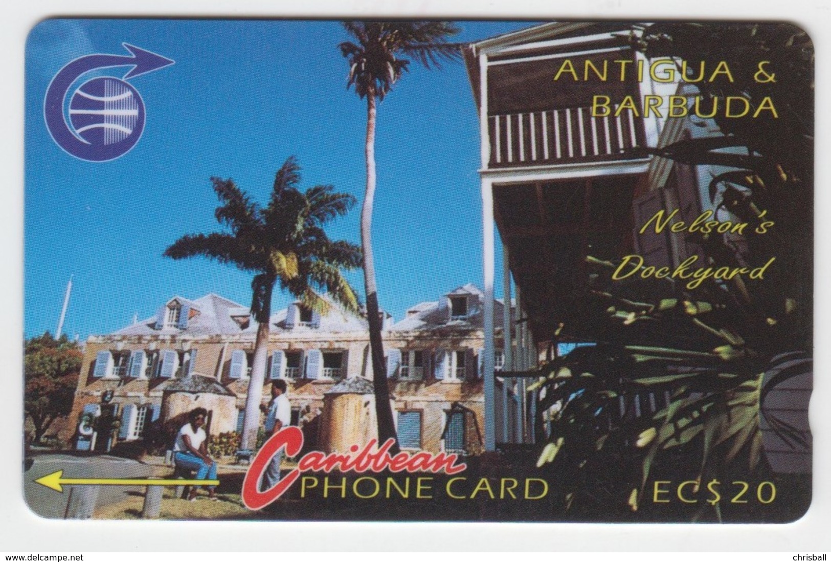 Antigua & Barbuda GPT Phonecard (Fine Used) Code 6CATB - Antigua Et Barbuda