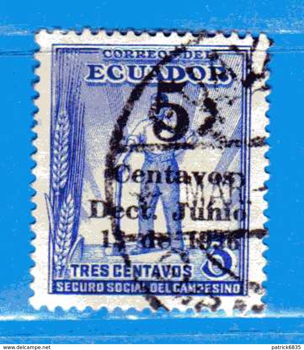 Ecuador °- 1936 - Bienfaisance Surchargé Yvert 5.  -  Used. - Ecuador